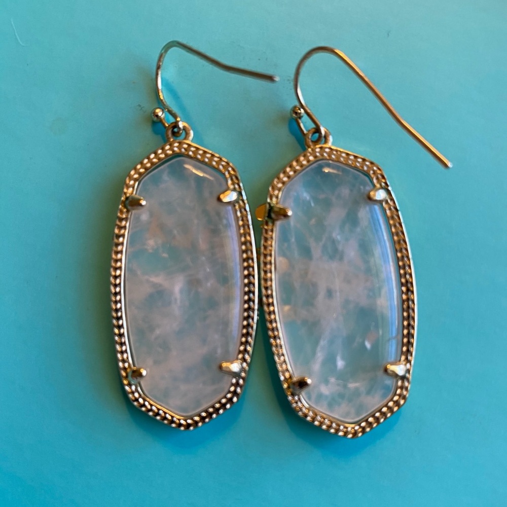Kendra Scott Rose Quartz Earrings